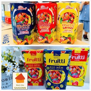 Kẹo Trái Cây Fruitti đỏ Nhập Khẩu Indonesia Hộp 100gr Gói Giỏ Quà Tết