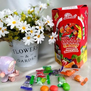 Kẹo Trái Cây Fruitti đỏ Nhập Khẩu Indonesia Hộp 100gr Gói Giỏ Quà Tết