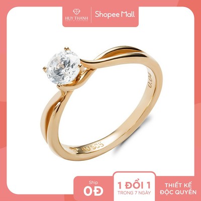 Nhẫn nữ NDINO164 Vàng Tây 14k Huy Thanh Jewelry