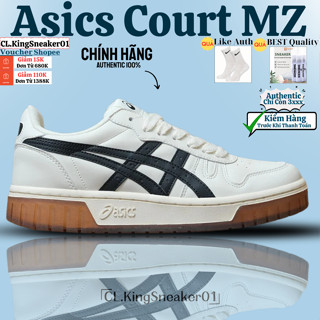 Giày Asics Court MZ Cream Black Gum Dang  Dành Cho Nam Nữ Dễ Phối Đồ Hợp Với Mọi Outfix Cl.KingSneaker