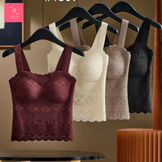 Áo Bra Áo 2 Dây Có Mút Ngực Thuỷ Lê Dáng Dài Nâng Ngực Gợi Cảm Mặc Trong Áo Vest Đẹp