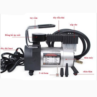 Máy nén khí bơm hơi mini 12V