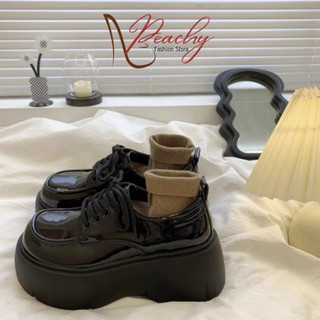 (G003) Giày Lolita nữ đế cao 5cm mũi tròn đan dây xinh phù hợp đi chơi, đi làm, đi học hằng ngày