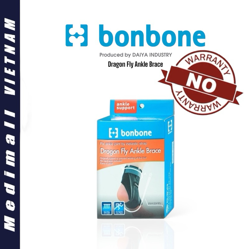 Đai nẹp mắt cá chân Bonbone Dragon Fly Ankle Brace giảm rung và chấn động khi hoạt động liên tục