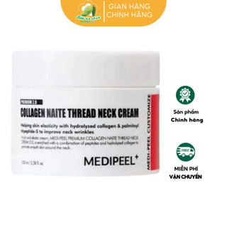 Kem Dưỡng Chống Lão Hóa Vùng Cổ MEDI-PEEL Collagen Naite Thread Neck Cream Hộp 100ml