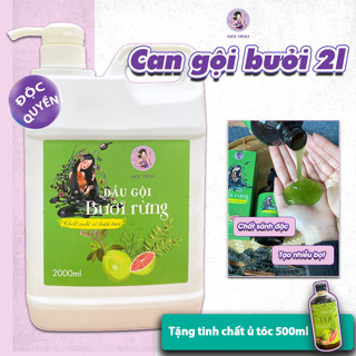 [SIÊU TIẾT KIỆM] Dầu gội bưởi rừng Mộc Nhan CAN 2L - Giảm gãy rụng, gàu nấm, hỗ trợ mọc tóc nhanh