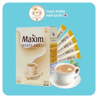 Cà Phê Hoà Tan MAXIM ( TRẮNG)  Hàn Quốc Hộp 100 gói