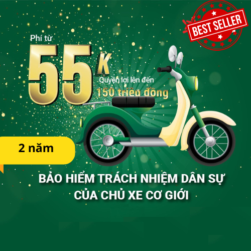 [2 năm] [E-Voucher] Bảo hiểm TNDS Xe máy (bắt buộc), cấp GCN điện tử | Bảo hiểm Quân đội MIC