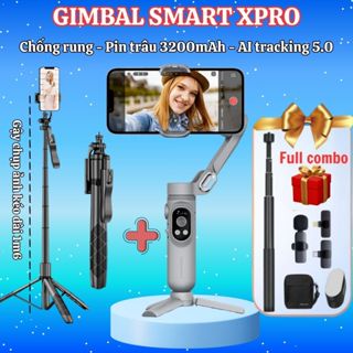 Gimbal AOCHUAN Smart X Pro, Tay cầm chống rung điện thoại chính hãng, Gymbal chống rung khi chụp ảnh