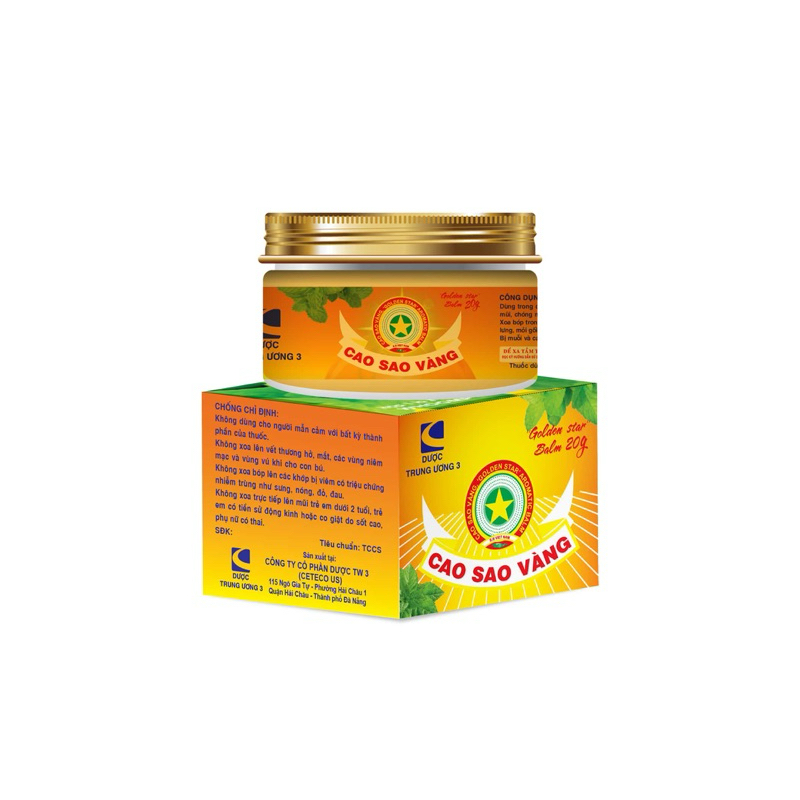 Cao Sao Vàng TƯ3-20g , lọ thuỷ tinh dễ sử dụng , chính hãng