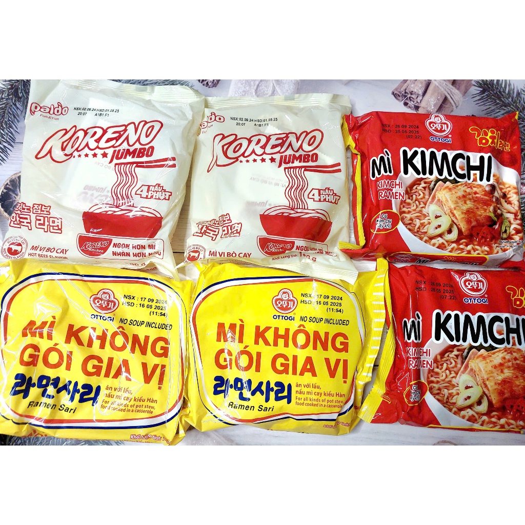 Mì Hàn Quốc dai, ngon đủ loại