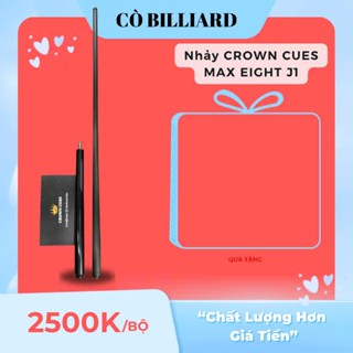  Cơ bida lỗ thuần nhảy CROWN CUES MAX EIGHT J1   độc quyền tại cò billiard shop   