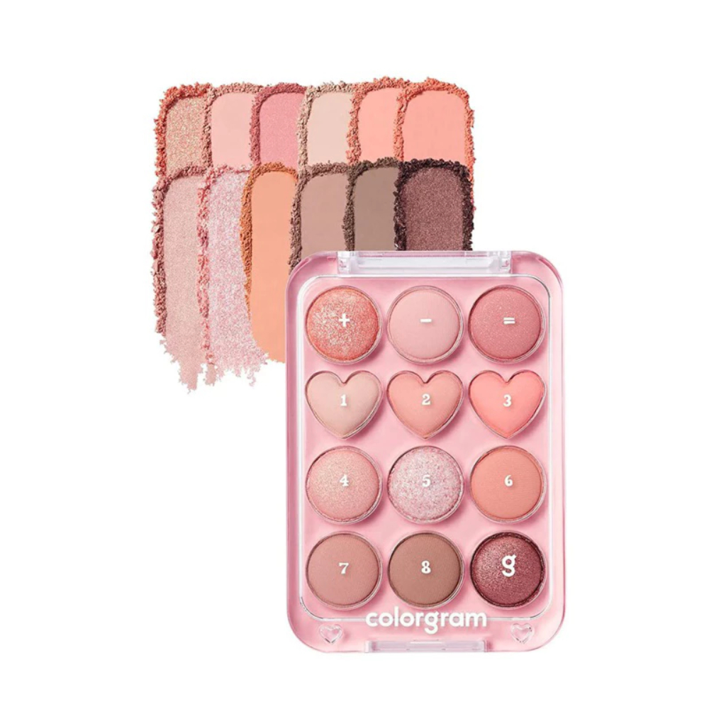 Phấn Mắt 12 màu COLORGRAM Pin Pont Eyeshadow Palette (9.9g)