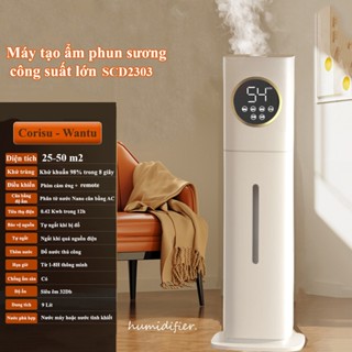 Máy phun sương tạo ẩm ion Corisu Wantu máy bù ẩm khử khuẩn UV sử dụng cho cả nhà, tránh khô da, khô họng cho mẹ và bé