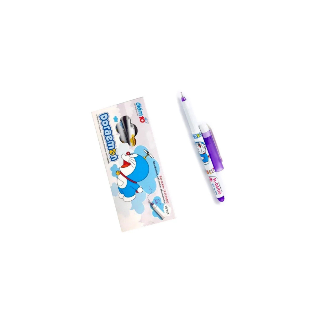 Bút Lông Kim Thiên Long TP-FL04/DO Ngòi 0.3mm Mực Tím Hộp 10 Bút