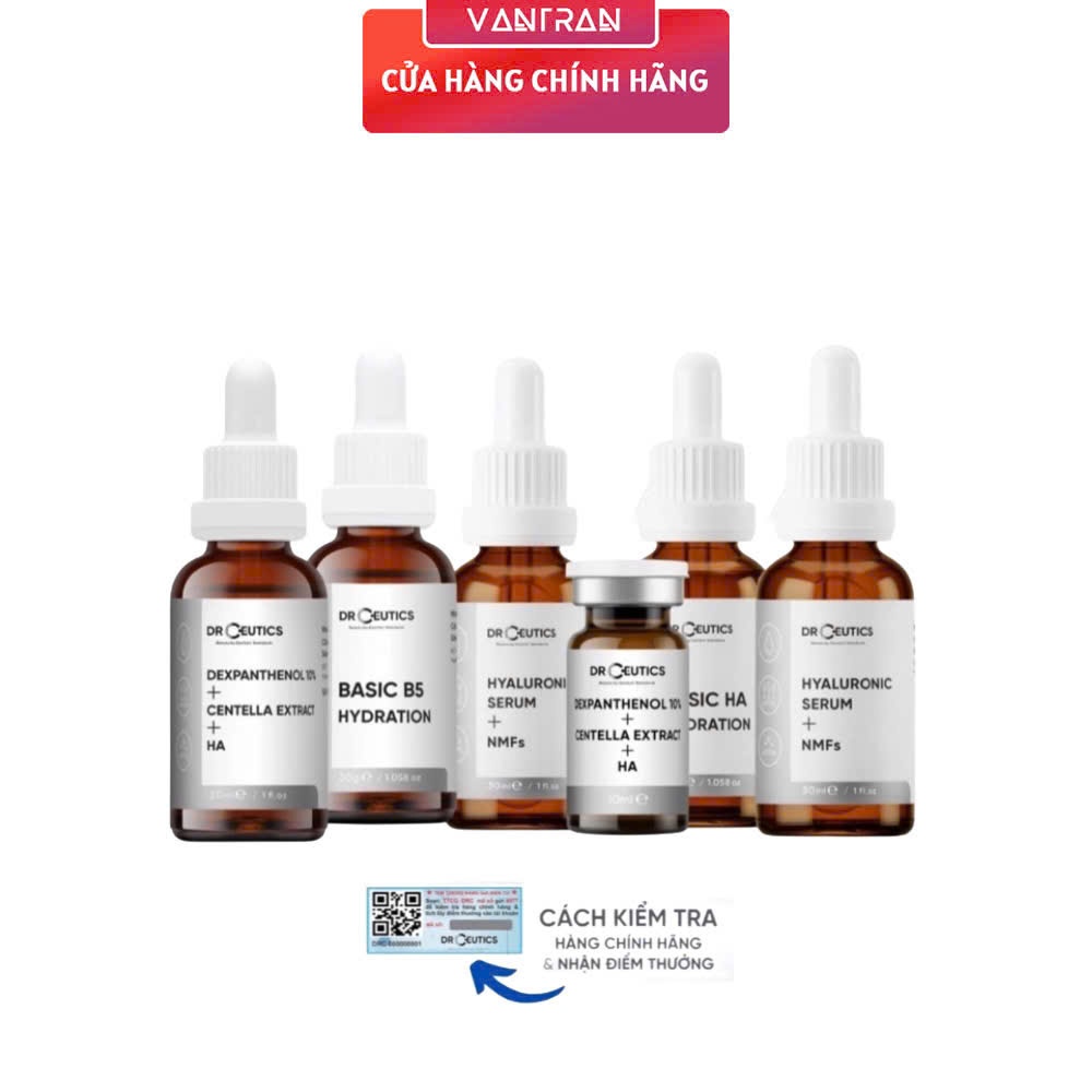 Serum dưỡng ẩm Drceutics HA B5 Centella/ HA NMF