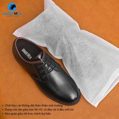 Combo 2 túi đựng giày đa năng chất liệu vải không dệt Smartmen, bảo quản giúp giày khô thoáng, tránh bụi bẩn