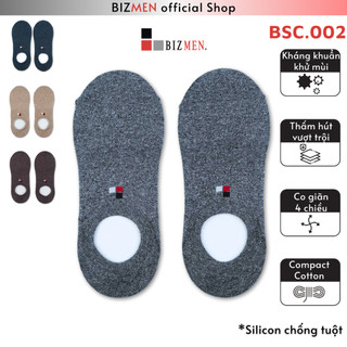  Tất Vớ Nam Compact Cotton Cao Cấp Cổ Ngắn Lười Công Sở Bizmen Kháng Khuẩn Khử Mùi BSC.002 