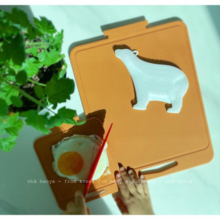 MIẾNG RỬA CHÉN BÁT SILICON DESIGNNKU HÌNH GẤU