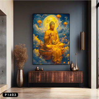 Tranh Phật Decor | Bộ Sưu Tập Best Seller HALO CANVAS | Tranh canvas treo phòng khách KT từ 60*90cm