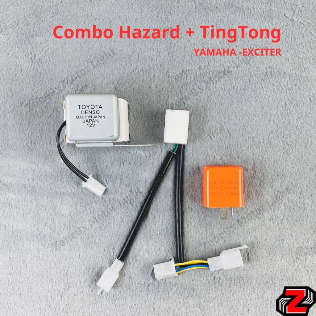 Combo Mạch Hazard Ting Tong cho Exciter và Nhiều dòng Yamaha | Zone9x