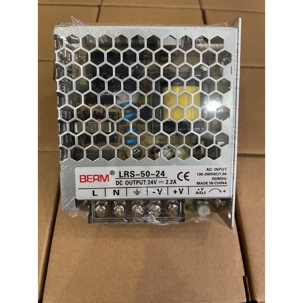 Bộ nguồn xung 50W 24VDC LRS-50-24 hãng BERM