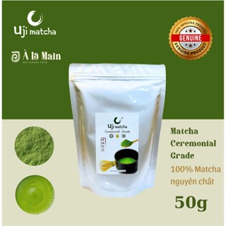 Bột Matcha UJI CEREMONIAL GRADE Nguyên Chất 50GR  Đã Bao Gồm VAT | NHẬT BẢN  Bột trà xanh – Không đường, sữa