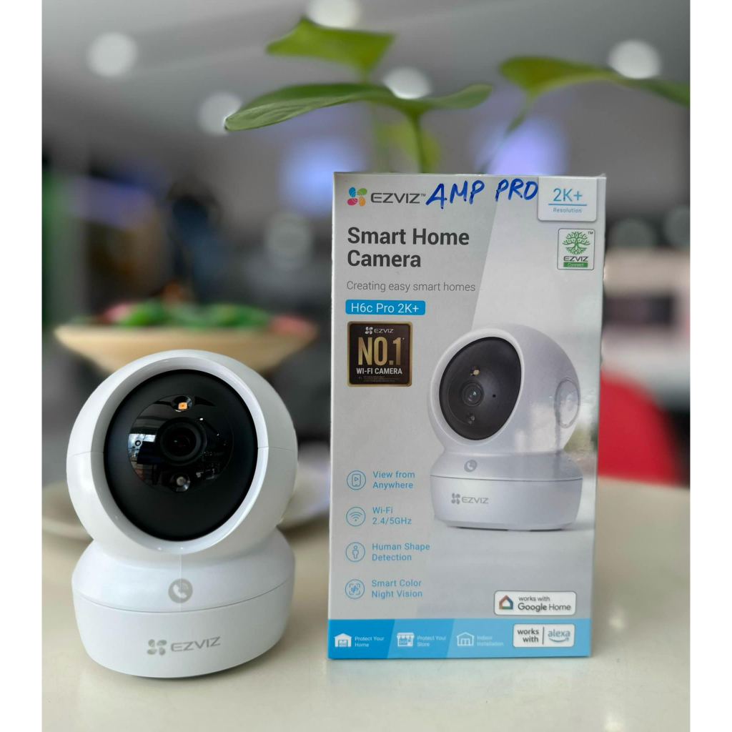 Camera Wifi EZVIZ H6C PRO 5MP, Xoay 360 Độ, Đàm Thoại 2 Chiều, Theo Dõi Chuyển Động