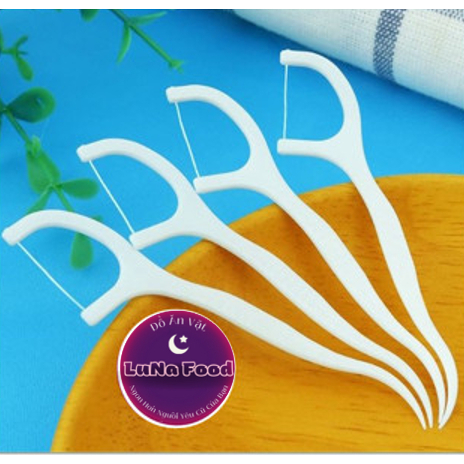 Tăm chỉ nha khoa hộp 50 cái, tăm chỉ nha khoa okamura