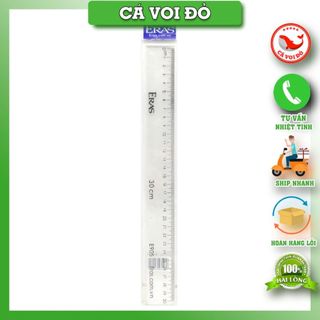 Thước kẻ trắng eras 30cm + 20cm (E905 +E904)
