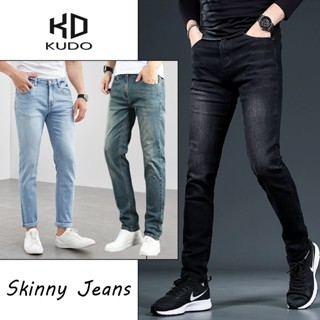 Quần bò nam phom ôm chân co giãn 4 chiều, Quần jean slimift nam ống bó đa dạng màu trẻ trung Avocado