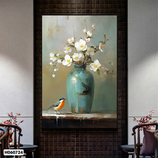 Tranh Trang Trí Phòng Khách, Decor Phòng Ngủ, BST "Mộng Hoa" - Halo Canvas - Kích Thước Từ 50*70