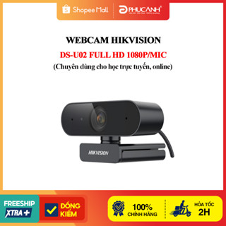  Webcam Hikvision DS-U02 full HD 1080P mic - chuyên dùng cho học trực tuyến online 