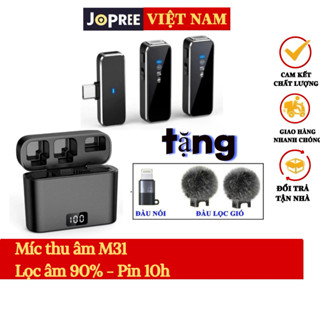 Mic Thu Âm Không Dây Cho Điện Thoại M31 - Bật Tắt Lọc Ồn - Micro Ghi Âm