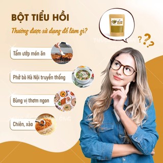 Bột tiểu hồi hương nguyên chất 1kg, gia vị nấu phở, bột tẩm ướp thịt nướng, thơm ngon