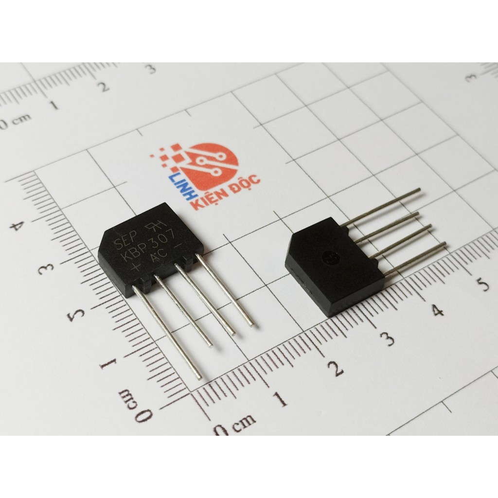 [Combo 10 chiếc] Diode Cầu KBP307 3A 700V Vuông
