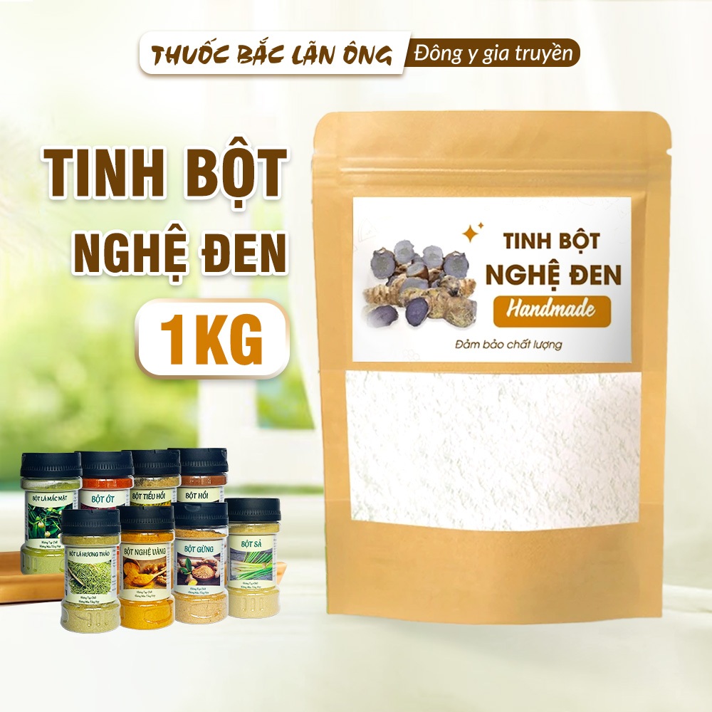 Tinh Bột Nghệ Đen Nguyên Chất 1kg