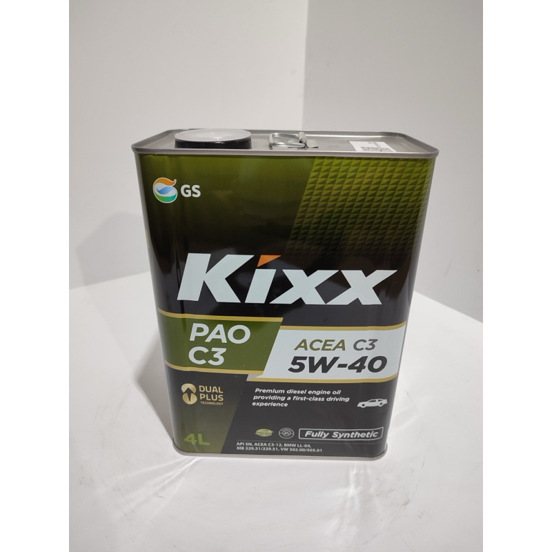 Dầu Kixx PAO C3 5W40 - 4L