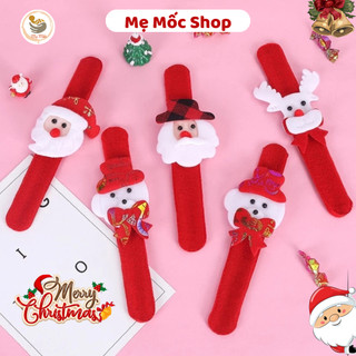  Vòng Tay Nhung Noel Quà Tặng Bé Nhân Dịp Giáng Sinh Memocshop Đồng Hồ Đeo Tay Hình Ông Già Noel 