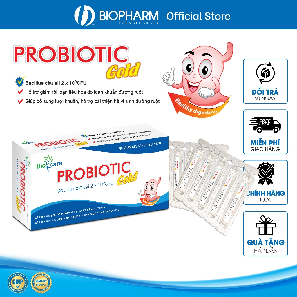 Men tiêu hóa Biocare Probiotic Gold