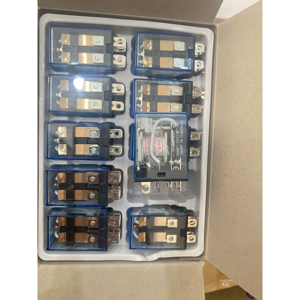 Loại Rơ le trung gian Omron LY2N-J (loại chân dẹt nhỏ)