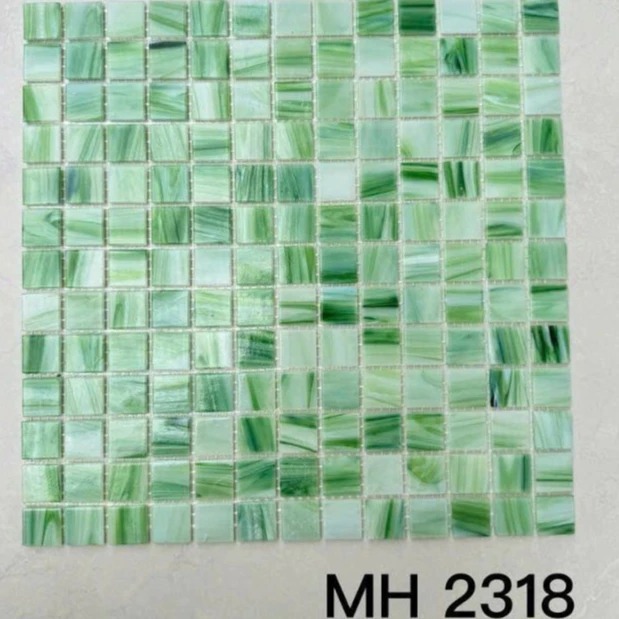 Gạch mosaic thủy tinh vân xà cừ ( kho sài gòn) - gạch xà cừ mosaic dán tường phòng tắm, ốp bếp