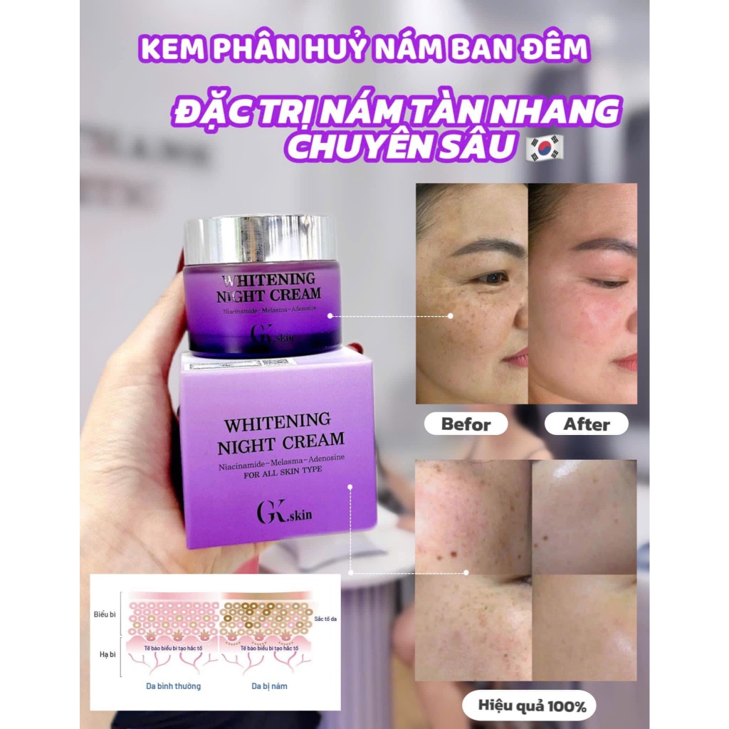 KEM ĐÊM GK.SKIN HÀN QUỐC