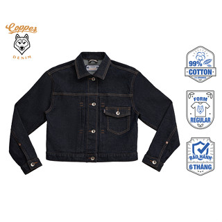 Áo Khoác Jeans/Denim Nữ Type I 12.5Oz - onewashed selvedge denim, dáng regular, màu xanh indigo - Copper Denim