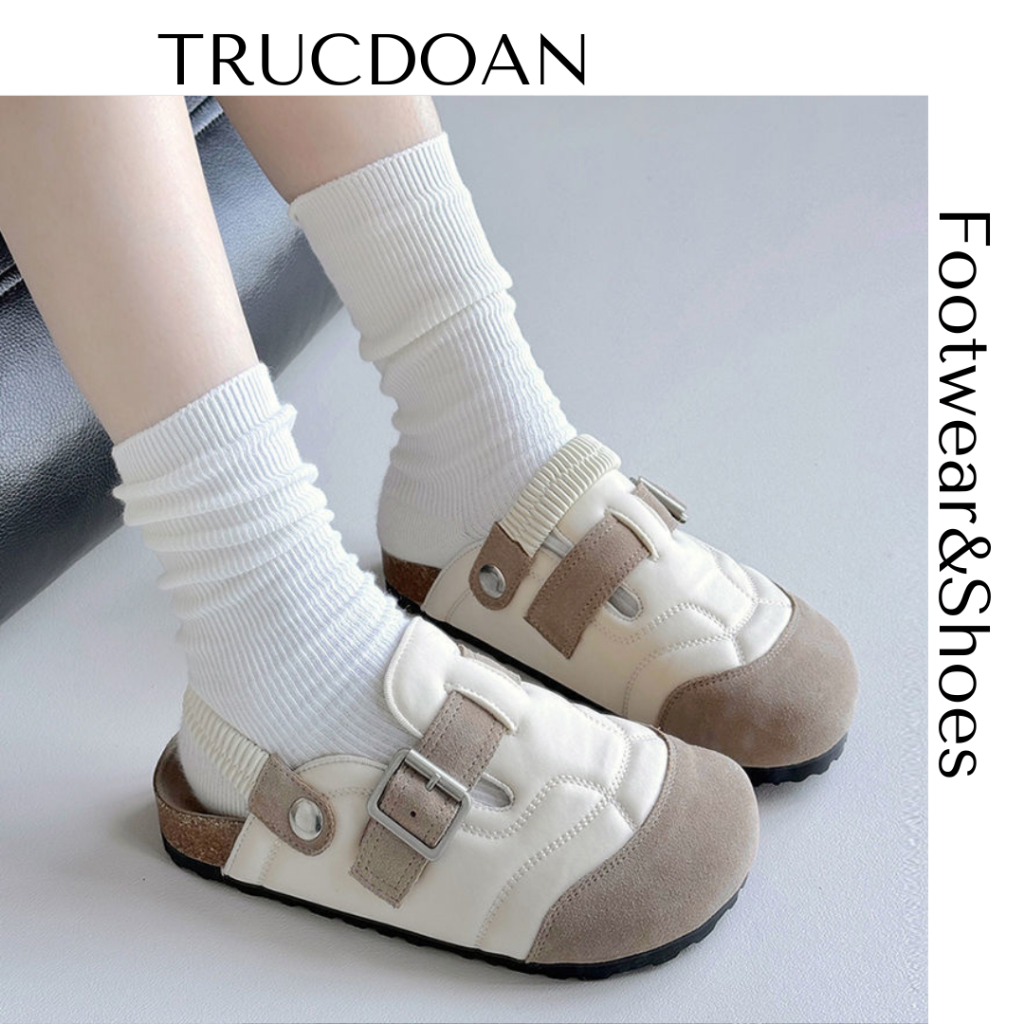 Dép cross sục nữ Slip-on phong cách Hàn Quốc ( FULLBOX QCC 2024 ) | BigBuy360 - bigbuy360.vn