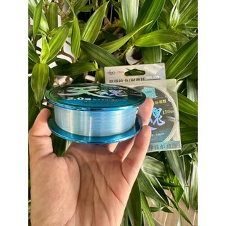 Cước câu cá, dây câu cá QingLong 150m Trắng