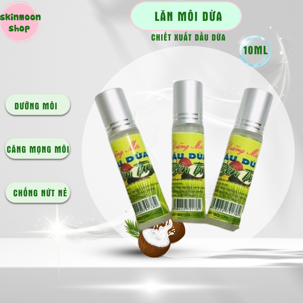 Lăn Môi Dầu Dừa Bến Tre