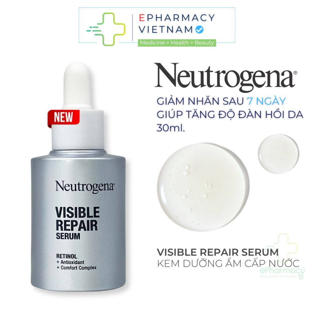 Serum Retinol NEUTROGENA Visible Repair Serum Hỗ Trợ Giảm Nhăn 30ml
