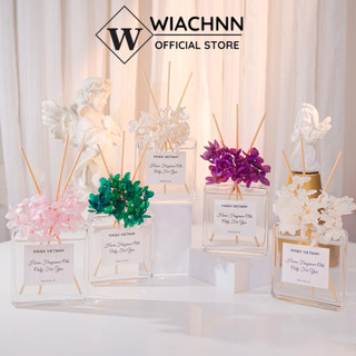 Tinh dầu thơm phòng Bẹt Cẩm Tú Cầu WIACHNN que hoa khuếch tán 100ML
