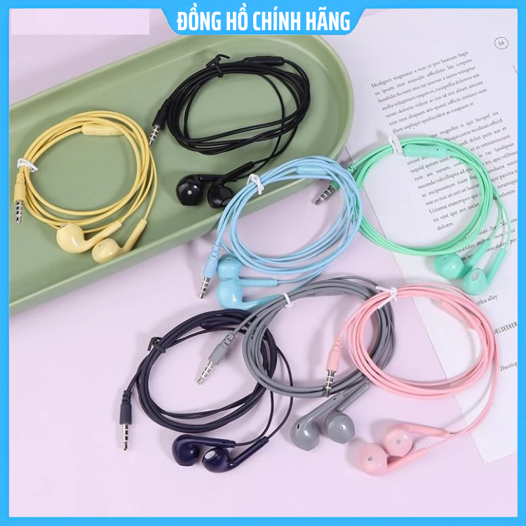 Tai nghe nhét tai có dây U19 giắc cắm 3.5mm tích hợp micro chất lượng cao dành cho điện thoại